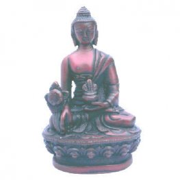 Medicine Buddha Statue wood looking RB-952R Medicine Buddha Statue wood looking RB-952R