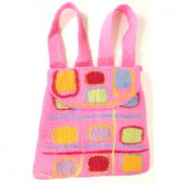 Fun wool Felt Backpack Pink BB-006P Fun wool Felt Backpack Pink BB-006P