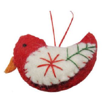 Bird Ornament Colorful Turquoise FD038C