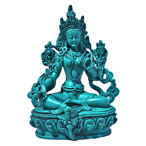 Tara Statue Turuqoise looking 6" tall RB-600T