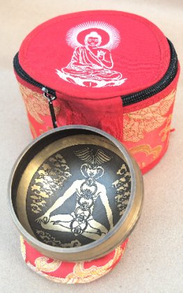 Chakra Singing bowl with Box 3" SBR-5005 Chakra Singing bowl with Box 3" SBR-5005