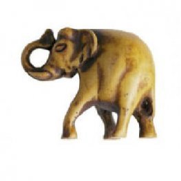 Trunk Up Elephant stone color RF-156S Trunk Up Elephant stone color RF-156S