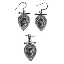 Ametheyst Necklace and Earring Sets Ametheyst Necklace and Earring Sets