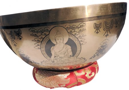 Fine Buddha Carving singing bowl SBT-2050