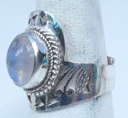 Adjustable Big Moon stone Ring RPR-1305M Adjustable Big Moon stone Ring RPR-1305M