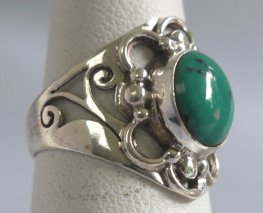 Turquosie stone Ring in sterling silver RPR-701 Turquosie stone Ring in sterling silver RPR-701