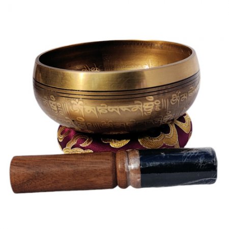 Authentic Om Mane singing bowl set 5" SBR-6016