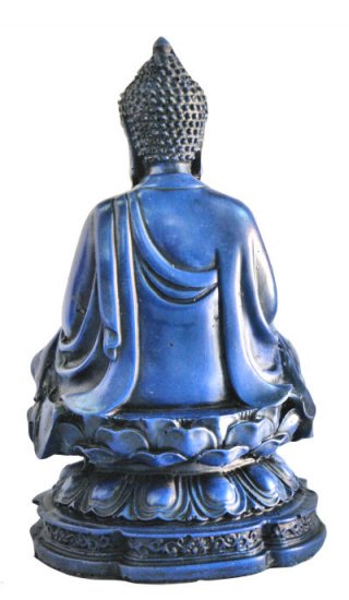 Large Buddha on Lotus Lapis looking RB-800L