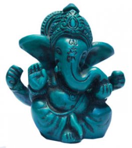 Ganesh Statue Turquois looking RG-03B Ganesh Statue Turquois looking RG-03B