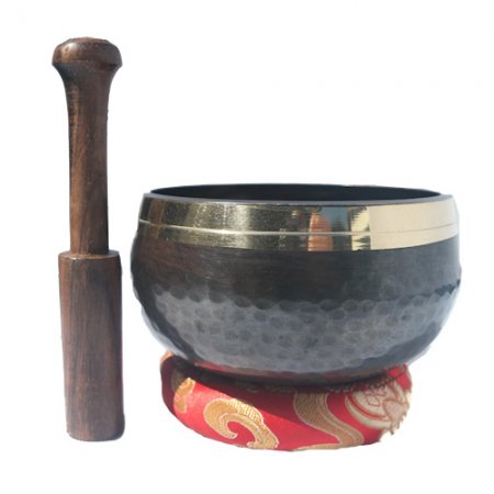 Tibetan hammer Limgam singing bowl set 4" SBT2031