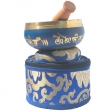 Singing bowl curved Blue 3.5" SB-039B Singing bowl curved Blue 3.5" SB-039B