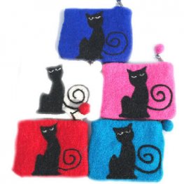 Fun Felt Cat Wallet Fun Felt Cat Wallet