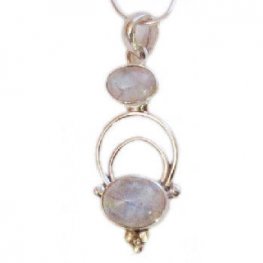 Moon Stone Pendent in Sterling Silver Moon Stone Pendent in Sterling Silver