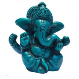 Ganesh Statue Turquois looking RG-03B Ganesh Statue Turquois looking RG-03B