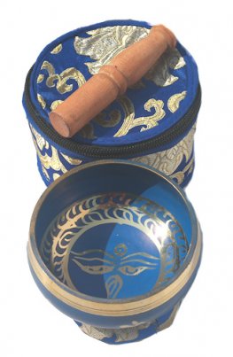 Singing bowl curved Blue 3.5" SB-039B Singing bowl curved Blue 3.5" SB-039B