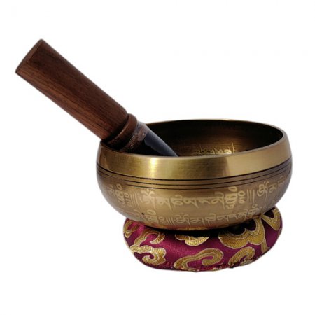 Authentic Om Mane singing bowl set 5" SBR-6016