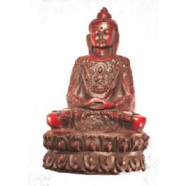 Meditaing Buddha Statue Wood looking RB-161BR Meditaing Buddha Statue Wood looking RB-161BR