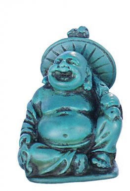 RN-133E Turquoise Laughing Buddha RN-133E Turquoise Laughing Buddha