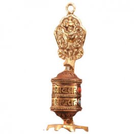 Tibetan Prayer Wheel Precious Umbrella PW-019F Tibetan Prayer Wheel Precious Umbrella PW-019F