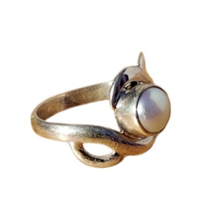 Mother of Pearl stone Ring PR-113C