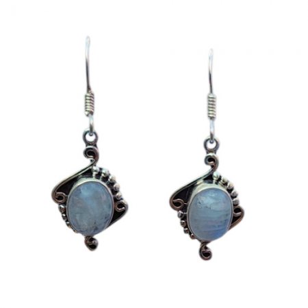 Moon Stone Earring