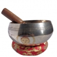 hand made silver Singing bowl set 6" SB-095A hand made silver Singing bowl set 6" SB-095A