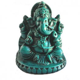 Sitting Ganesh Turquoise RG-090T Sitting Ganesh Turquoise RG-090T