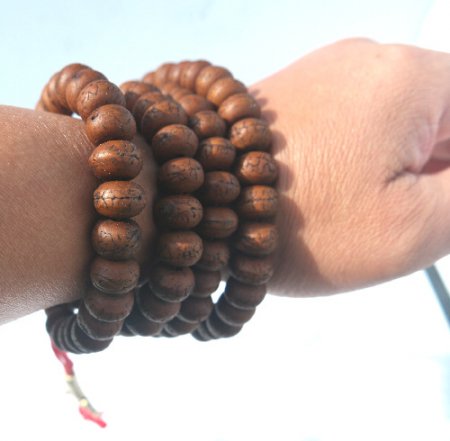 Dark Bodhi Seed Mala MBP-2002