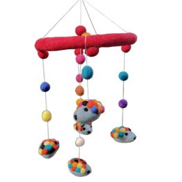 Hedgehog Mobile for baby crib nursery Hedgehog Mobile for baby crib nursery