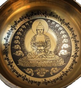 7" fine Buddha Singing bowl set SBK-1901 7" fine Buddha Singing bowl set SBK-1901