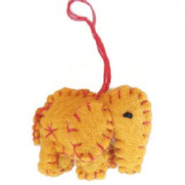 Elephant Ornament Gold FD-40D Elephant Ornament Gold FD-40D