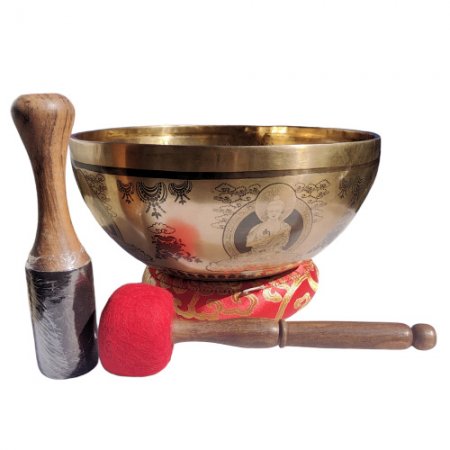 Fine Buddha Carving singing bowl SBT-2050