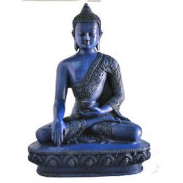 Large Earth Touching Buddha Blue RB-845L Large Earth Touching Buddha Blue RB-845L