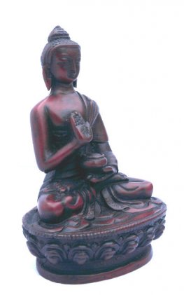 Meditating Buddha wood looking RB-960R Meditating Buddha wood looking RB-960R