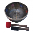Chakra Carved Authentic Hammer Singing bowl 8" Chakra Carved Authentic Hammer Singing bowl 8"