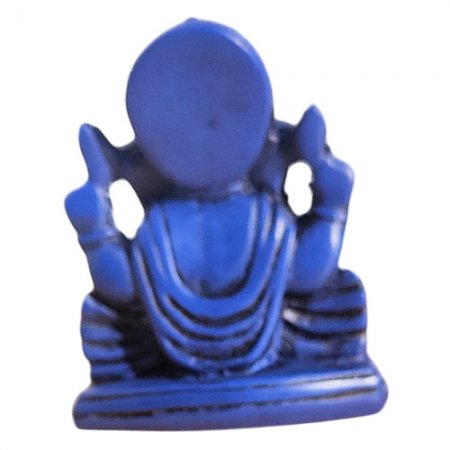 Small Blue Sitting Ganesh Statue for home and office RG-090L