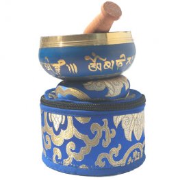 Singing bowl curved Blue 3.5" SB-039B Singing bowl curved Blue 3.5" SB-039B