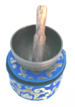 Meditation singing bowl w/silk pouch 3" SB-815 Meditation singing bowl w/silk pouch 3" SB-815