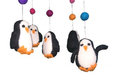 PENQUIN Mobile FOR CRIB AND NURSERY