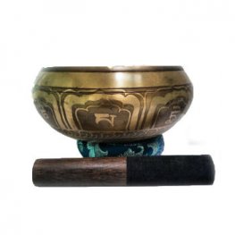 Auspicious symbol authentic Singing bowl set 7" SB-125 Auspicious symbol authentic Singing bowl set 7" SB-125