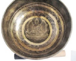 Hand Hammer Hand Carved 7" Singing Bowl SB-500 Hand Hammer Hand Carved 7" Singing Bowl SB-500