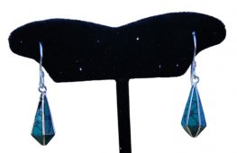 Pyramid Earring Turquoise Stone PE-1158A Pyramid Earring Turquoise Stone PE-1158A