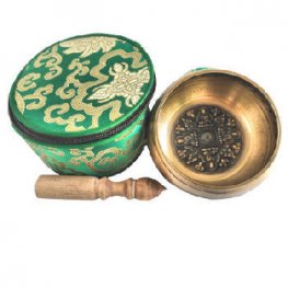8 Buddha singing bowl with silk pouch 5" SB-700 8 Buddha singing bowl with silk pouch 5" SB-700