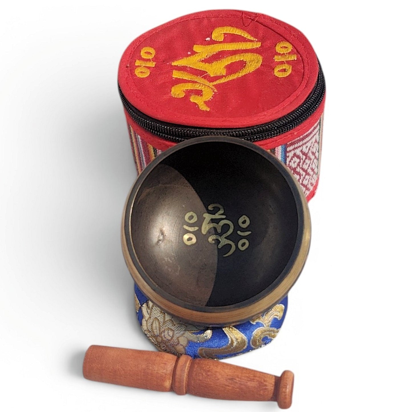 Handcrafted Tibetan Singing Bowl Set with Cushion and Striker |Sound Bowl for Meditation, Yoga, Mindfulness, Chakra Healing , Spiritual Gift