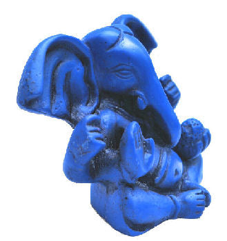 Ganesh with Big Ear Blue Lapis looking      RG-060L
