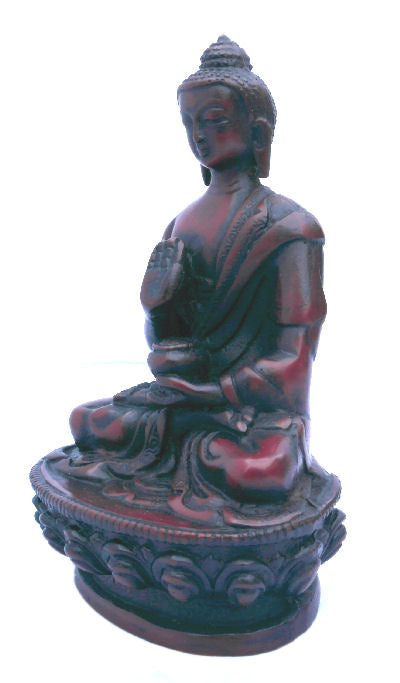 Meditating Buddha wood looking     RB-960R