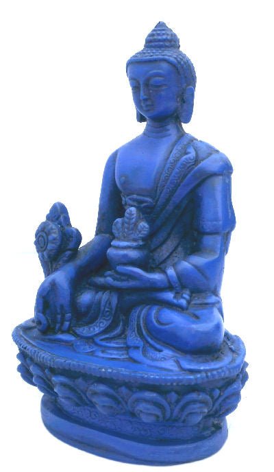 Medicine Buddha Statue for home Lapis looking     RB-952L