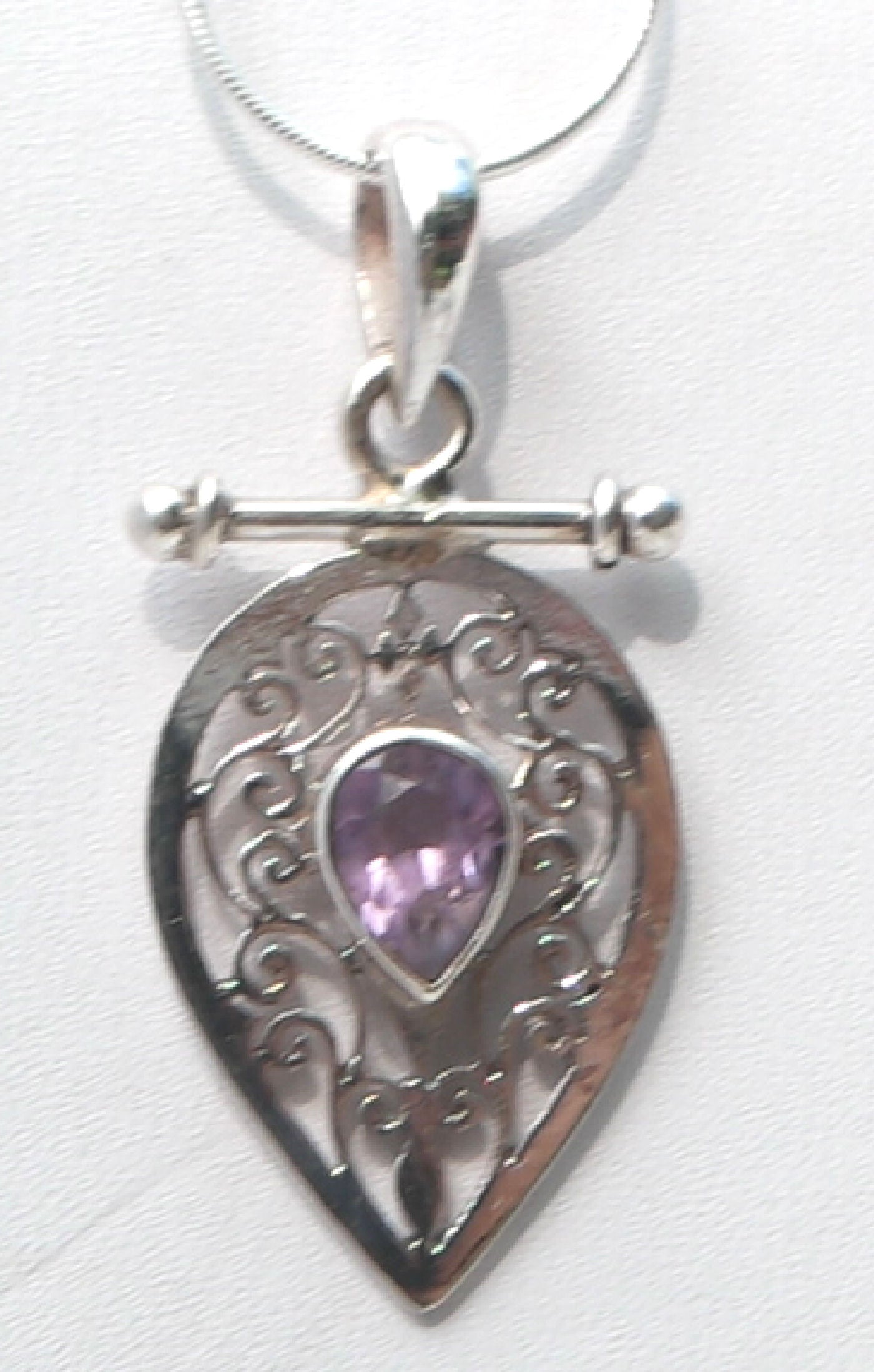 Sterling silver Jali pendent with Moon stone   RPP2010M