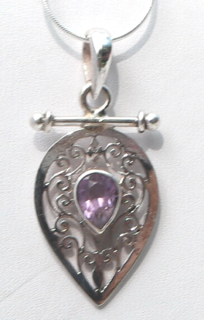 Sterling silver Jali pendent with Moon stone   RPP2010M