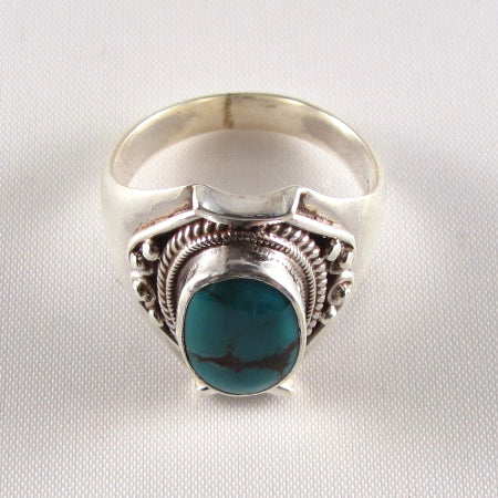 PR-104A     Tibetan Turquoise Ring